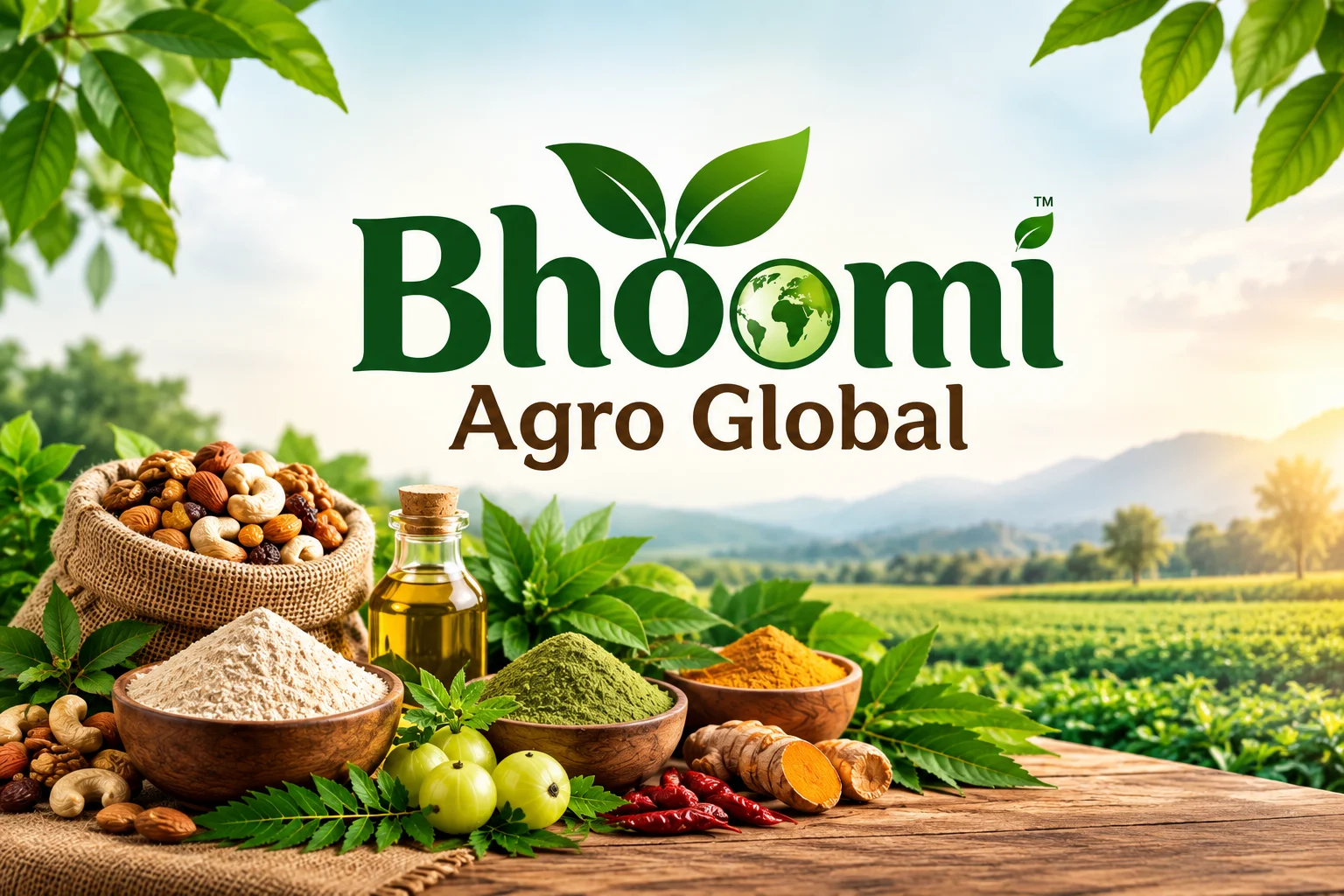 Bhoomi Agro Global natural products sourcing from India
